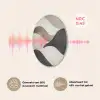 Golven - Abstract - Beige Akoestische PET Vilt - Rond klein -USP_NL