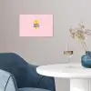 Why not - Bliksem - Roze poster papier klein -sfeer3