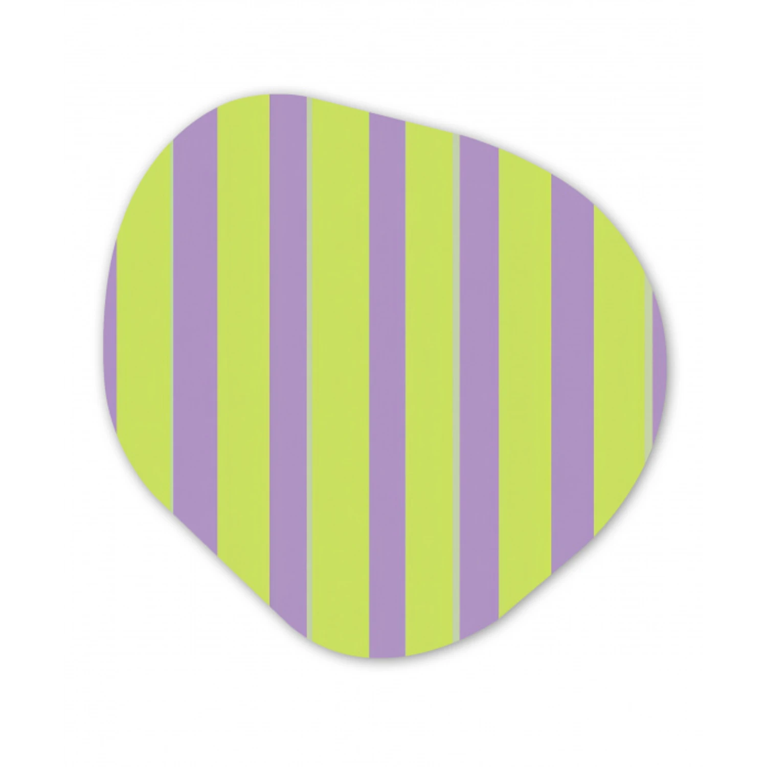 Strepen - Patroon - Groen Wandcirkel Organisch Forex 3mm klein 629 -3d
