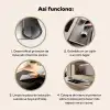Harmonie in Zwart en Wit Inductie beschermer vinyl 3mm middel -zzsfeer9_SP