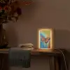 Vlinder - Kleuren - Kunst - Schilderij Light Box met kabel (Tafellamp) klein -sfeer4