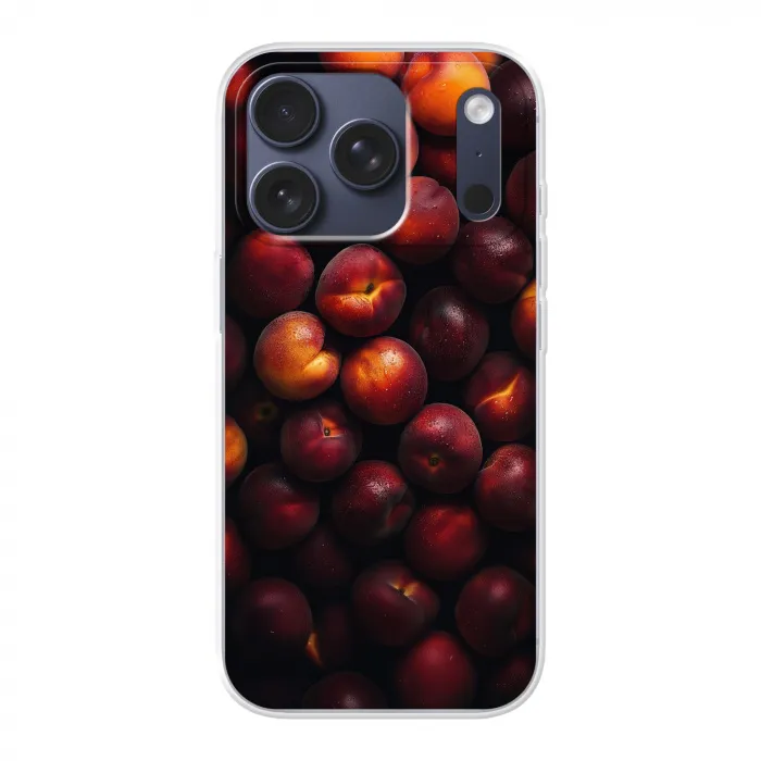 Fruit - Close up - Nectarines Telefoonhoesje iPhone 17 Pro klein -3d