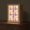 Modern - Patroon - Kleurrijk Light Box met kabel (Tafellamp) klein 925 -z3d_website