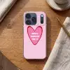 Quote - Moeder - Roze Telefoonhoesje iPhone 17 Pro klein -sfeer1