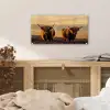 Schotse hooglanders - Heide - Landschap - Dieren plexiglas 5mm klein -sfeer4