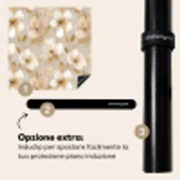Bloemen - artistiek - Goud Inductie beschermer vinyl 3mm middel 274 -zzzzzzz-induclip_IT