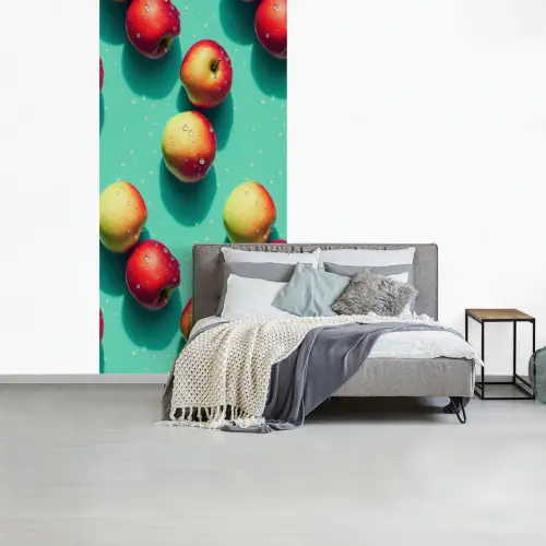 Appels - Water - Turquoise fotobehang vinyl groot 64 -slaapkamer