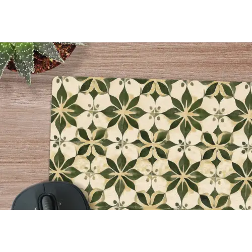Tegel - Dessin - Groen muismat rubber klein 262 -closeup
