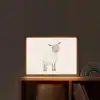 Schaap - Boerderij dier - Dieren Light Box met batterij (Wandlamp kind) middel -sfeer1_kind