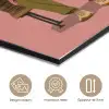 Illustratie - Bankje - Personen - Minimalistisch aluminium wit klein -closeup_FR