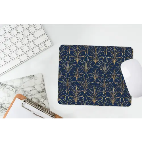 Deco - Waaier - Blauw muismat rubber klein 262 -witbureau