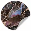 Marmer - Goud - Rosé Wandcirkel behangsticker klein -3d