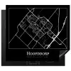 Plattegrond - Hoofddorp - Kaart - Stadskaart Inductie beschermer vinyl 3mm middel -3d