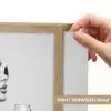 Vrouw - Champagne - Modern Light Box met batterij (Wandlamp) middel -USP_websiteprintNL