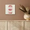 Minimalistisch - Cirkels - Roze aluminium wit klein -sfeer4