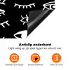 Ogen - Wit - Patroon Inductie beschermer vinyl 3mm klein 276 -zzzzzzz-td-onderkant