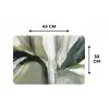 Natuur - Abstract - Groen - Penseelstreken Placemat vinyl groot -specs
