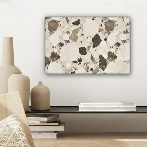 Neutral - Stenen - Decoratie - Terrazzo canvas 2cm klein -sfeer6
