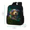 Polly Pup Rugzak - Zwart middel -productfoto_formaten