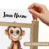 Aap - Baby - Jungle dieren Light Box met kabel (Kinderlampje) klein -USP_websiteprintNL