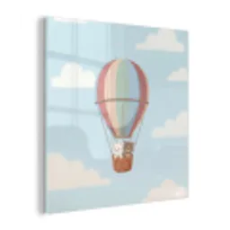 Luchtballon - Beren - Pastel plexiglas 5mm klein -z3d