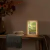 Zon - Bos - Bomen - Natuur - Herfst Light Box met kabel (Tafellamp) klein -sfeer4