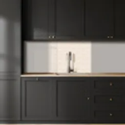 Patroon - Beige - Lijnen - Bruin keuken achterwand 2 middel 865 -sfeer1