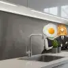 Ontbijt - Koppel - Ei - Brood keuken achterwand 2 middel -3d_schuin