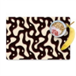 Organisch - Krachtig - Bruin Placemat vinyl groot 368 -zzzproduct_Kitchenyeah-website