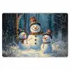 Sneeuwpop - Sneeuw - Winter - Bos Placemat vinyl groot -zzsfeer1_Kitchenyeah-website