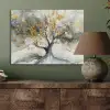 Boom - Modern - Abstract - Goud - Zwart - Wit PET vilt klein -sfeer2