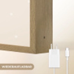 Hond - Pup - Beige - Stippen Light Box met batterij (Wandlamp kind) middel -USP_websiteoplaadbaarDE