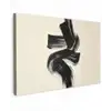 Strepen - Zwart - Abstract canvas 2cm klein -z3d