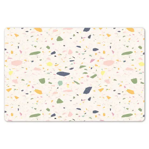 Terrazzo - Patroon - Kleurrijk  - Festival Placemat vinyl groot 368 -zzsfeer1_Kitchenyeah-website