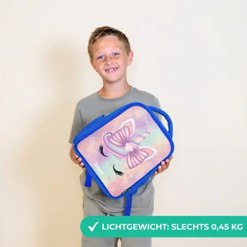 Eenhoorn Kinderrugzak - Blauw middel -sfeer1_NL