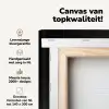Kreeft - Zilver - Metallic - Luxe canvas 2cm klein -zzzsfeer2_topdoek
