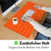 Cool - Stippen - Oranje Muismat XXL klein -ysfeer3_duits