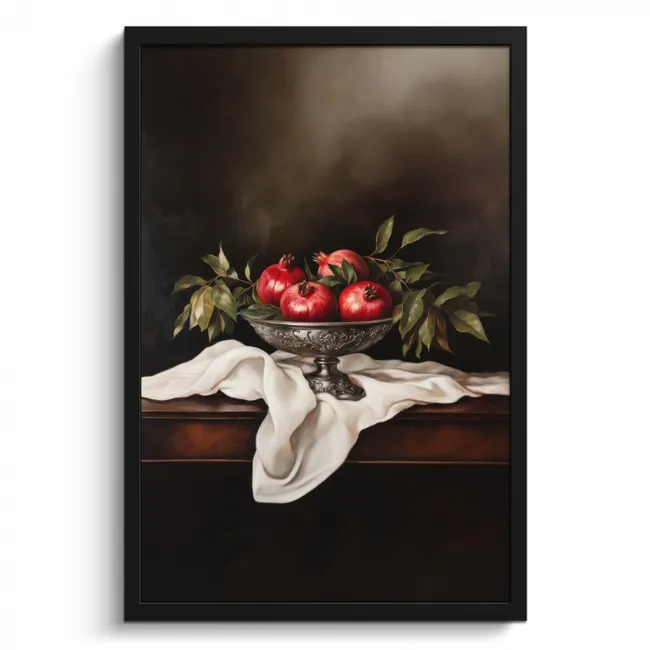 Bilder mit Rahmen - Granatäpfel - Klassisch - Vintage