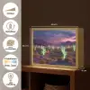 Neon cactussen - Woestijn - Zonsondergang Light Box met batterij (Wandlamp) middel -USP_websiteoverzichtNL