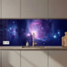 Ruimte - Sterren - Kleurrijk keuken achterwand 2 middel zz_3dshopping