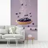 Eten - Taart - Bessen - Blauw fotobehang vinyl groot -woonkamer