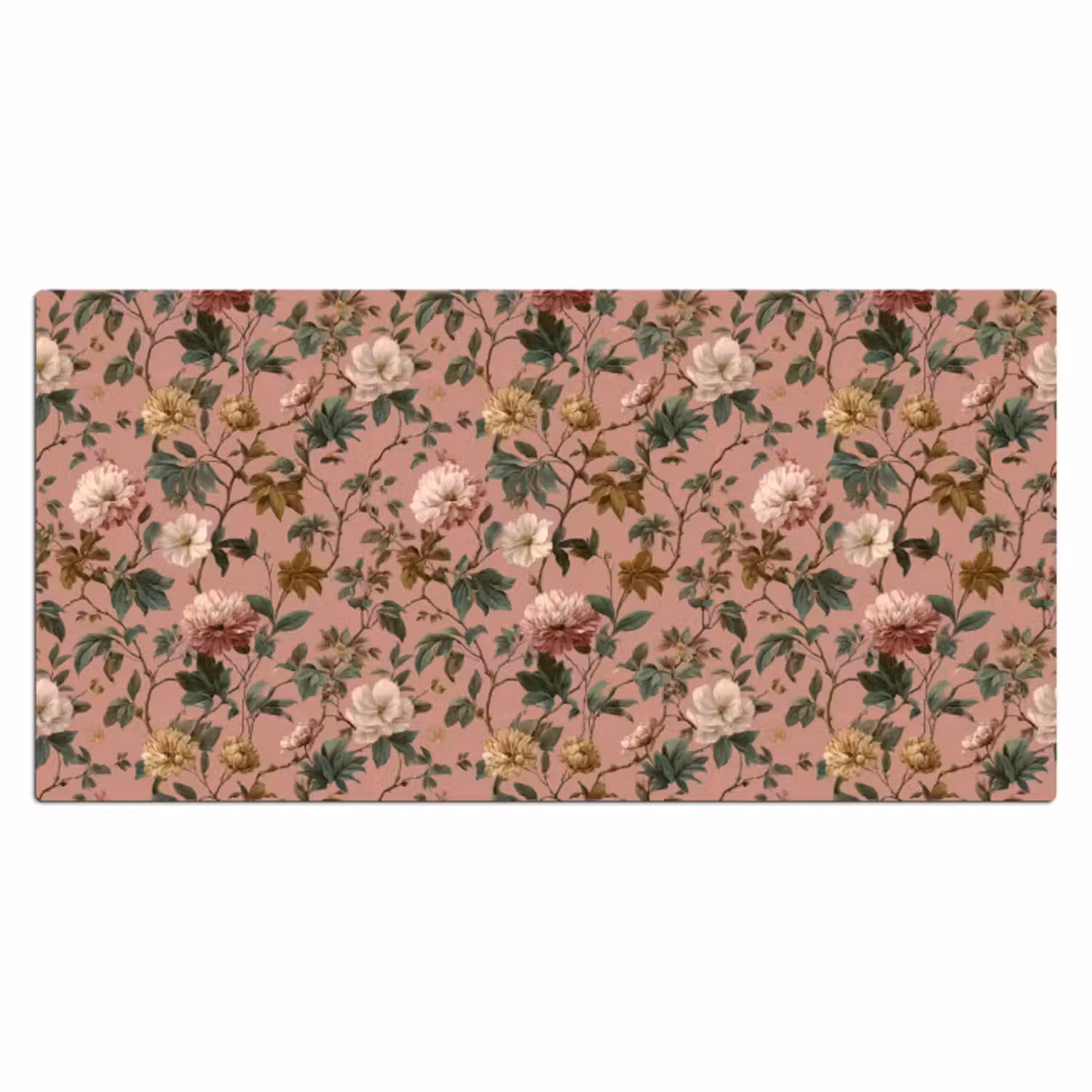 Schreibtischunterlage - Blumen - Klassisch - Rosa