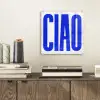 Ciao - Hoofdletters - Blauw - Minimalistisch plexiglas 5mm klein -sfeer1