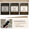 Eenhoorn - Dier - Kinderen - Unicorn Light Box met batterij (Wandlamp kind) middel -USP_dimbaarNL
