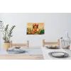 Vrouwelijk - Bloemen - Sieraden Muursticker klein -eettafel