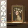 Bloemenstilte - Vrouw - Portret Light Box met kabel (Tafellamp) klein -USP_NL