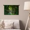 Jungle - Stenen - Water - Natuur - Planten Wandkleed katoen klein -sfeer4
