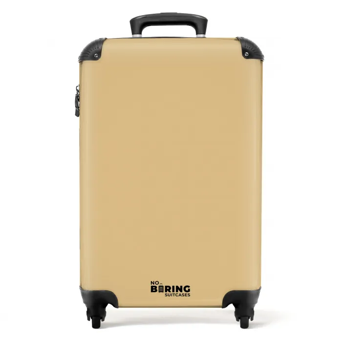 Goudbeige tint NBS - Handbagage koffer - Kinderen Unisex middel -productfoto_recht