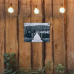 Steiger - Meer - Sneeuw - Bergen - Rustgevend tuinposter los doek klein -sfeer1