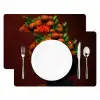 Vrouw - lychee - exotisch Placemat vinyl groot -zzsfeer2_Kitchenyeah-website